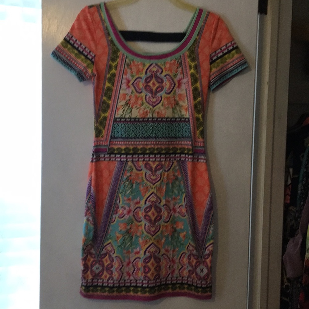 Knit dress no iron sexy back